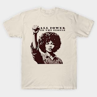 angela davis art visual T-Shirt